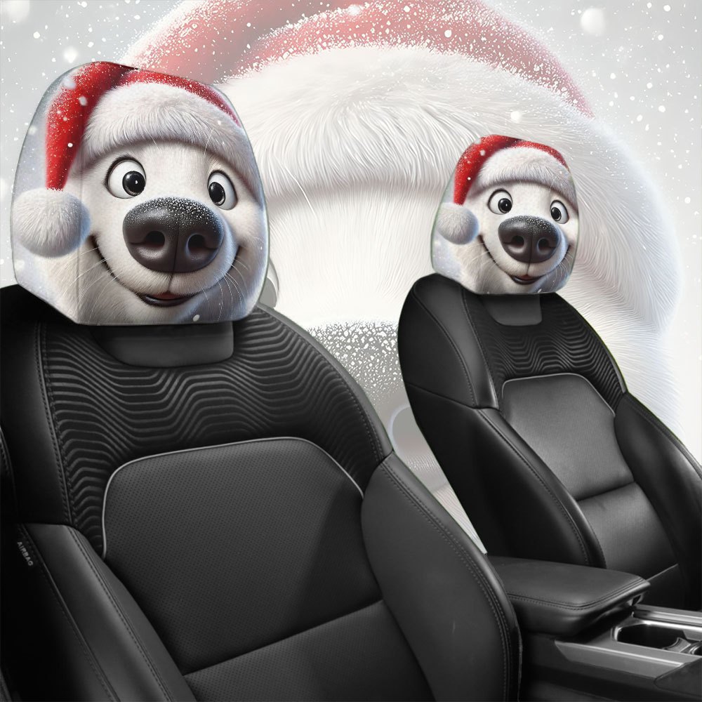 Car Accessories For Winter - 2개 크리스마스 모자, 귀여운 강아지 자동차