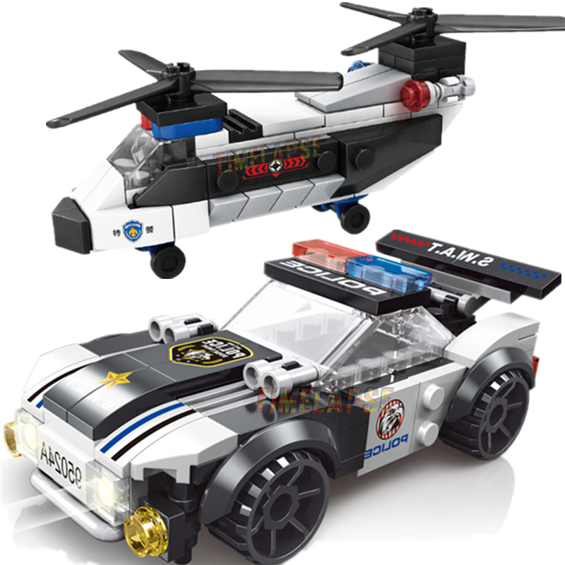 Car Accessories Gift Ideas - 새로운 DIY MOC 도시 비행기 SWAT