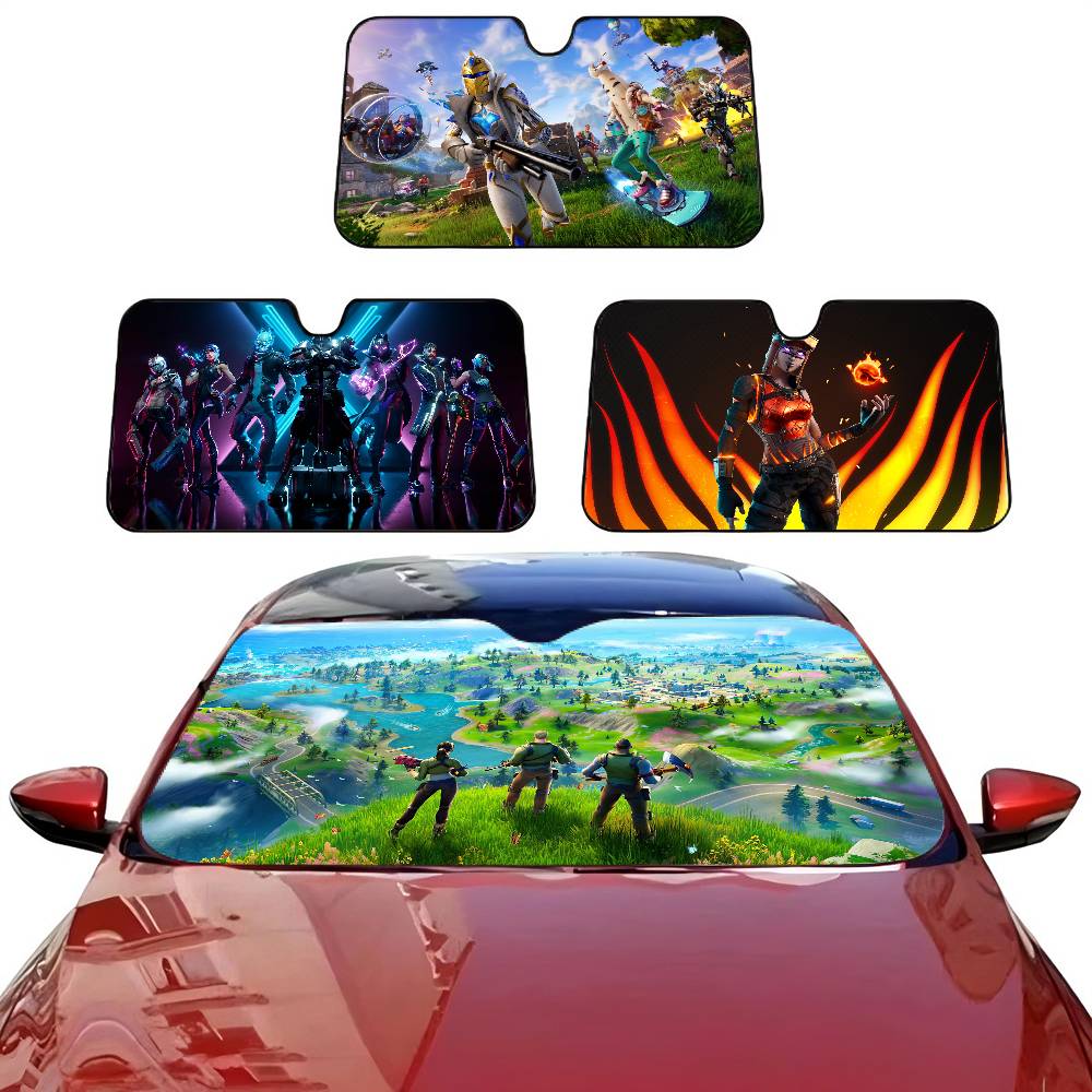 Car Accessories Rear - 만화 게임 F-FortniteS 자동차 창문 햇빛