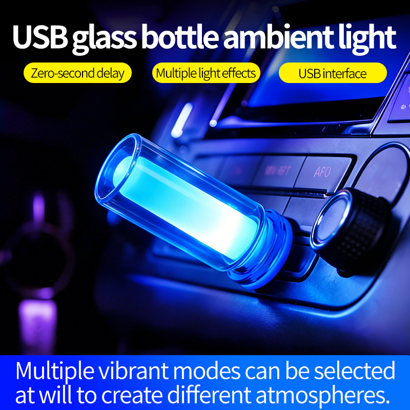 Car Accessories Gift Ideas - RGB LED 무드등 10가지 모드 플러그