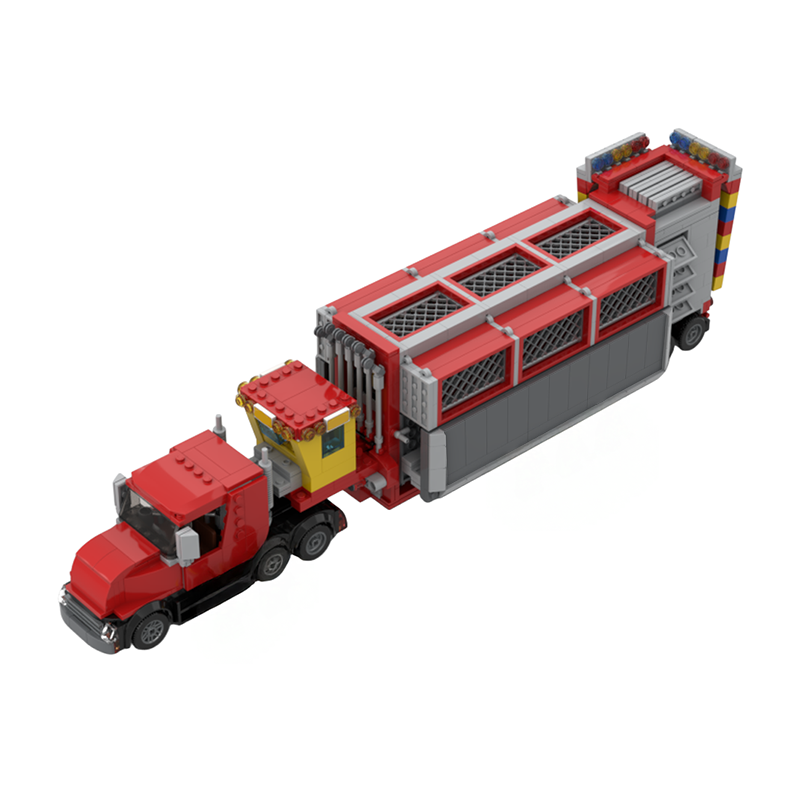 Car Accessories Gift Ideas - 1405Pcs Moc 도시 시리즈 범퍼카 트럭