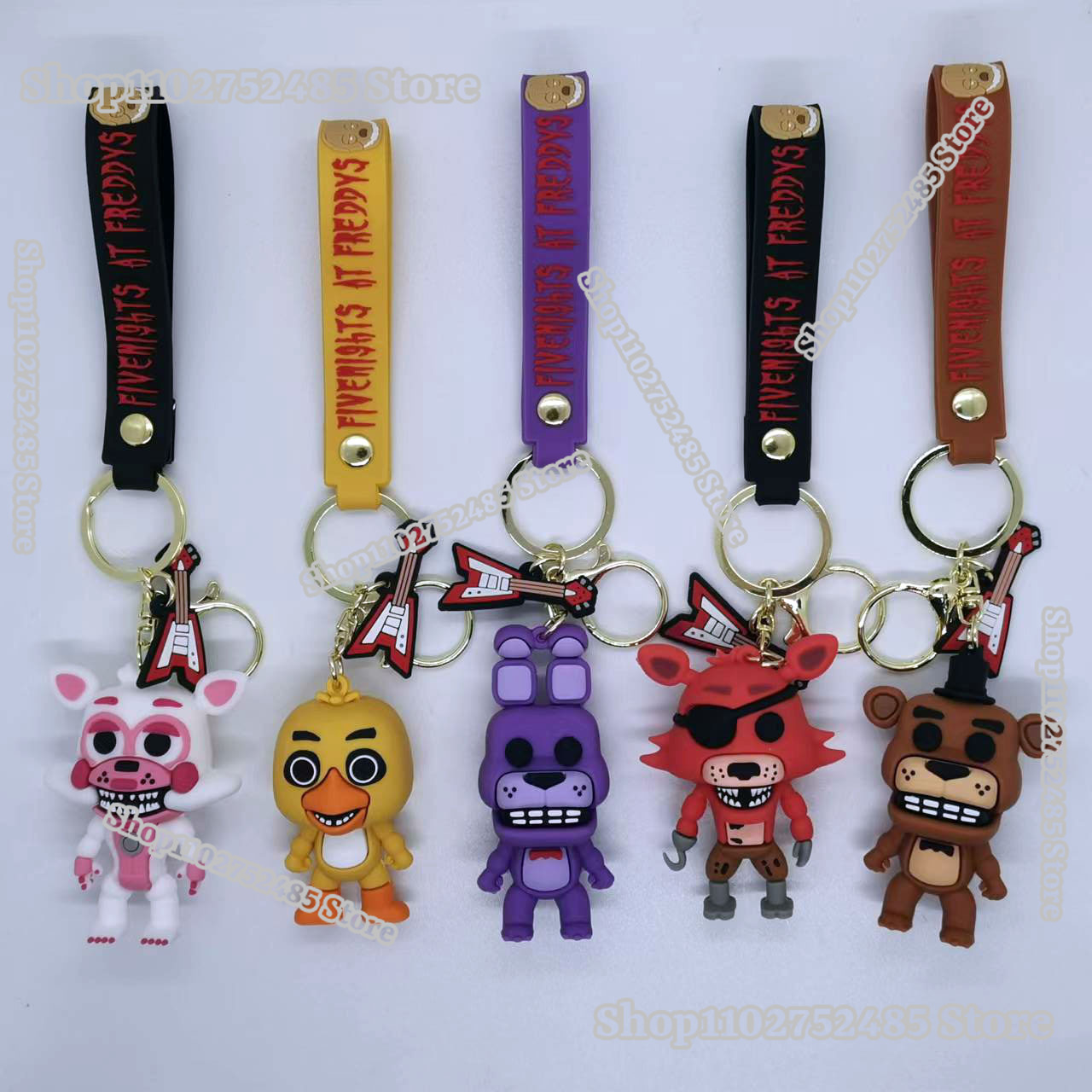 5개입 만화 애니메이션 FNAF 피규어 키체인 무서운  - Car Accessories Oman 리뷰 및 가격