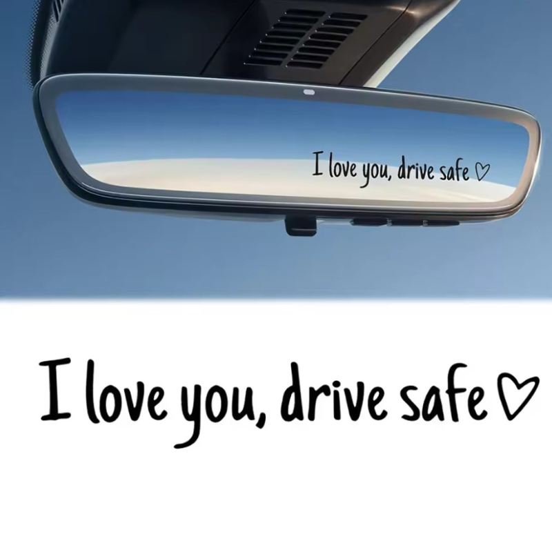 사랑해요 백미러 데칼 - 여성 운전자를 위한 진심 어린 - Car Accessories For Women 리뷰 및 가격