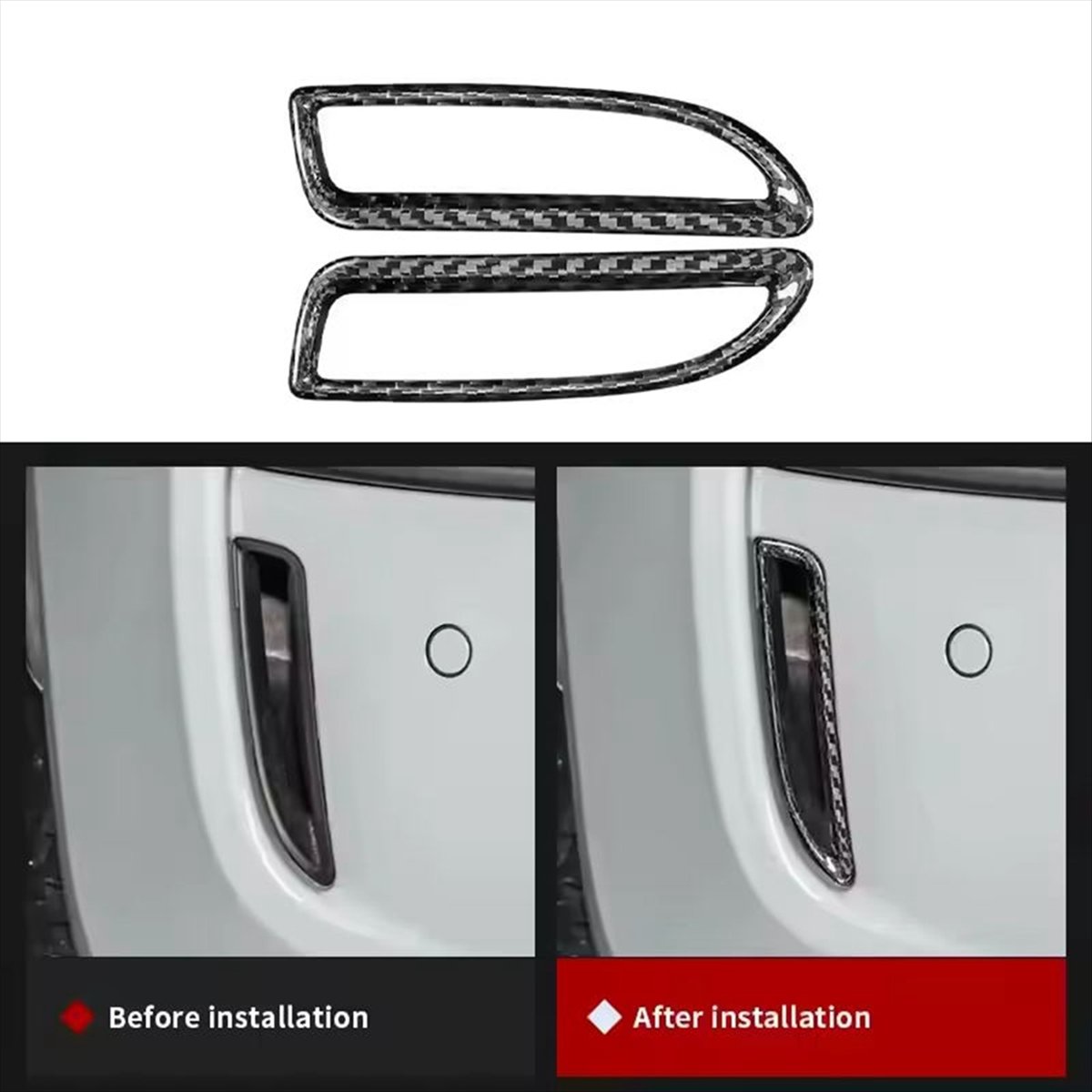슈퍼 세일 리얼 카본 파이버 자동차 액세서리 후면 안개 - Car Accessories Rear 리뷰 및 가격