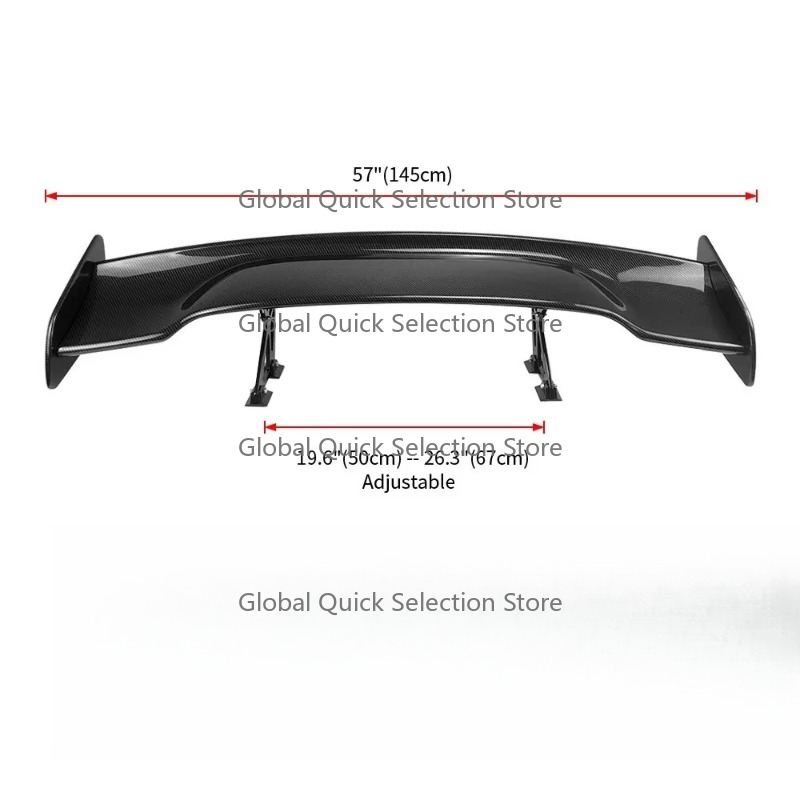 유니버설 자동차 리어 스포일러 윙 145cm, 스타일  - Car Accessories Rear 리뷰 및 가격