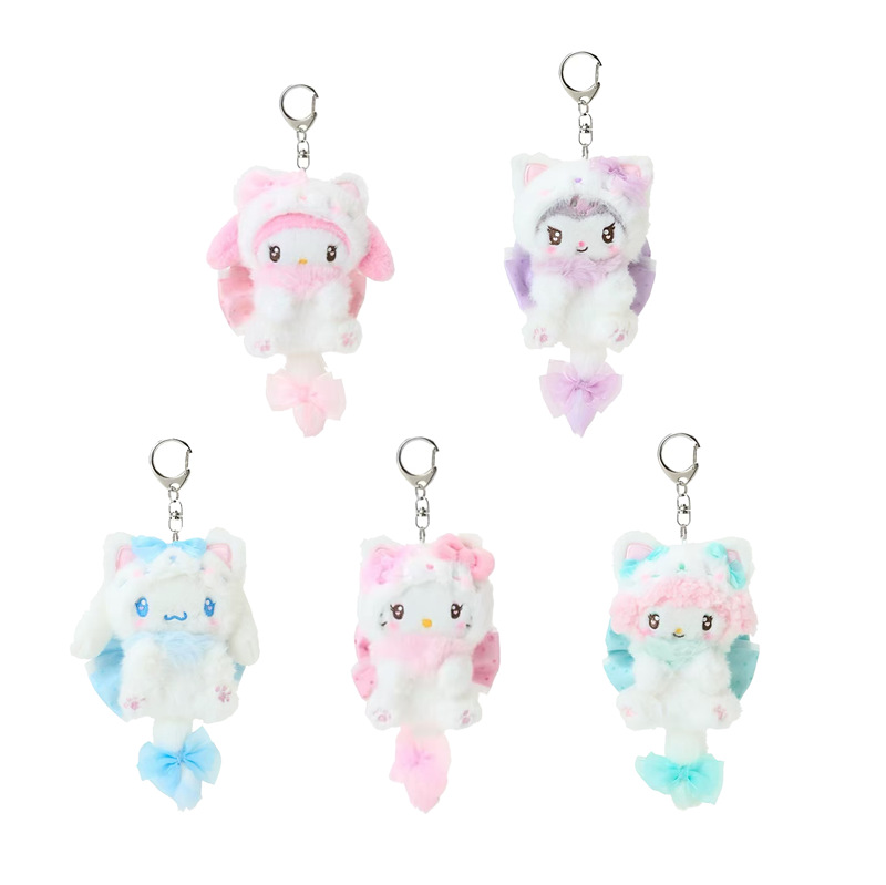 헬로키티 크림캣 보우낫 코스튬 빅테일 시리즈 부드러운  - Car Accessories For Women 리뷰 및 가격