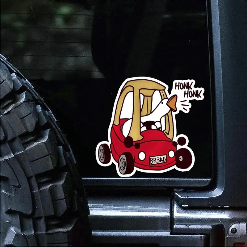 재미있는 Honk 거위 비닐 스티커, 다목적 장식, 내 - Car Accessories Gift Ideas 리뷰 및 가격