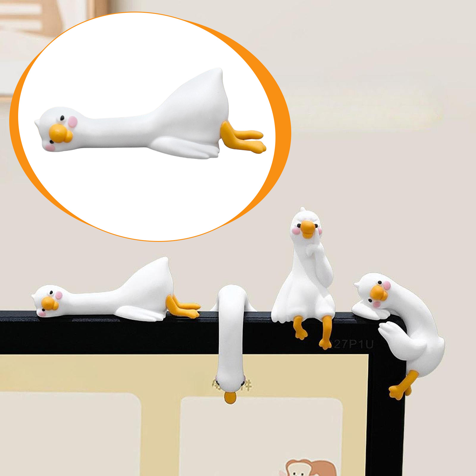 귀여운 3D 오리 피규어 미니 레진 오리 장식품 자동차 - Car Accessories Gift Ideas 리뷰 및 가격