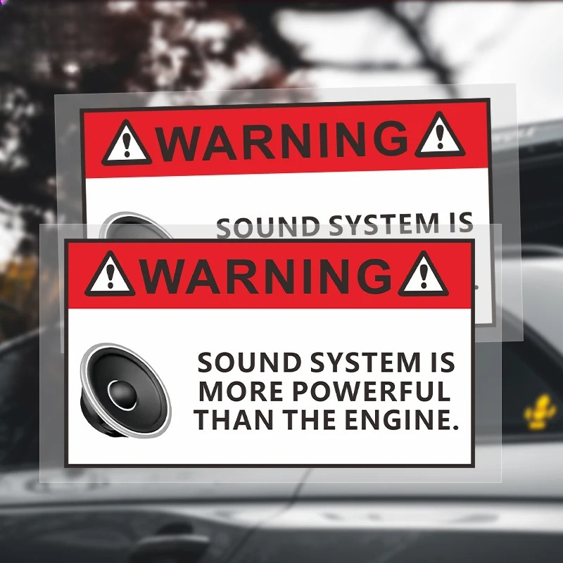 JDM 서브 우퍼 재미있는 사운드 시스템 경고 데칼 방 - Car Accessories Sound System 리뷰 및 가격