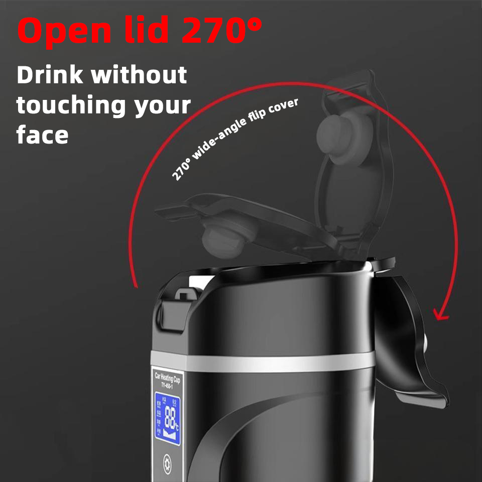 12V24V 500ML 전기 가열 차량용 물컵 커피 우 - Car Accessories For Winter 리뷰 및 가격