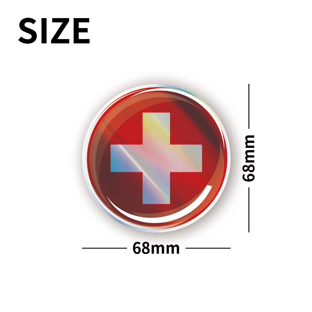스위스 국기 세르비아 키프로스 3D 자동차 스티커 에폭 - Car Accessories Cyprus 리뷰 및 가격