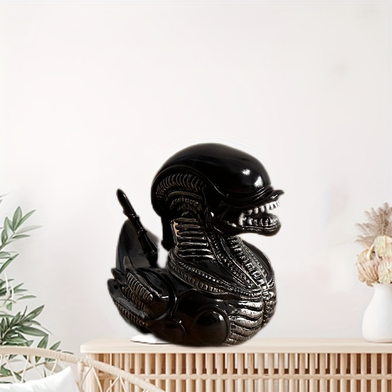 외계인 오리 수지 동상, 사악한 외계인 오리 장식품,  - Car Accessories Gift Ideas 리뷰 및 가격
