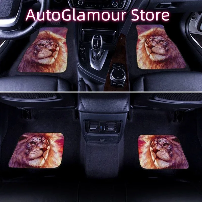 워리어 라이온 자동차 바닥 매트 맞춤형 라이온 자동차  - Car Accessories Gift Ideas 리뷰 및 가격