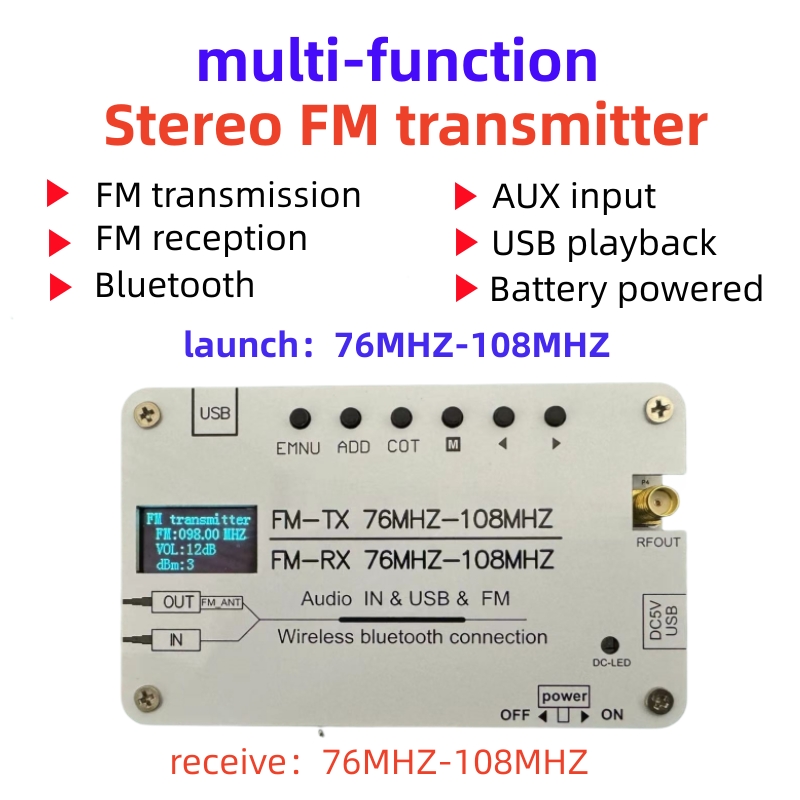 FM 스테레오 송신기, DSP 라디오 방송, 캠퍼스 라 - Fm Transmitter 리뷰 및 가격